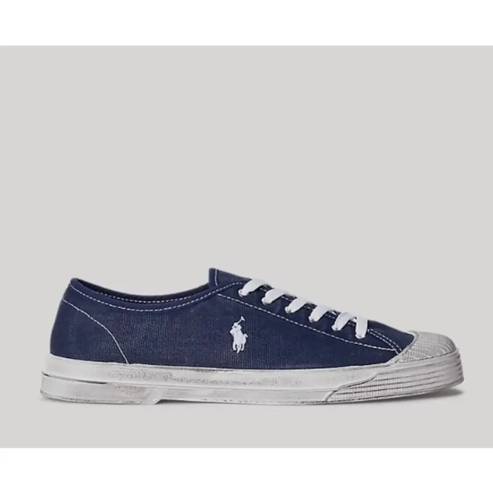 Polo Ralph Lauren Essence 100 Canvas Cap-Toe Sneakers SZ 6